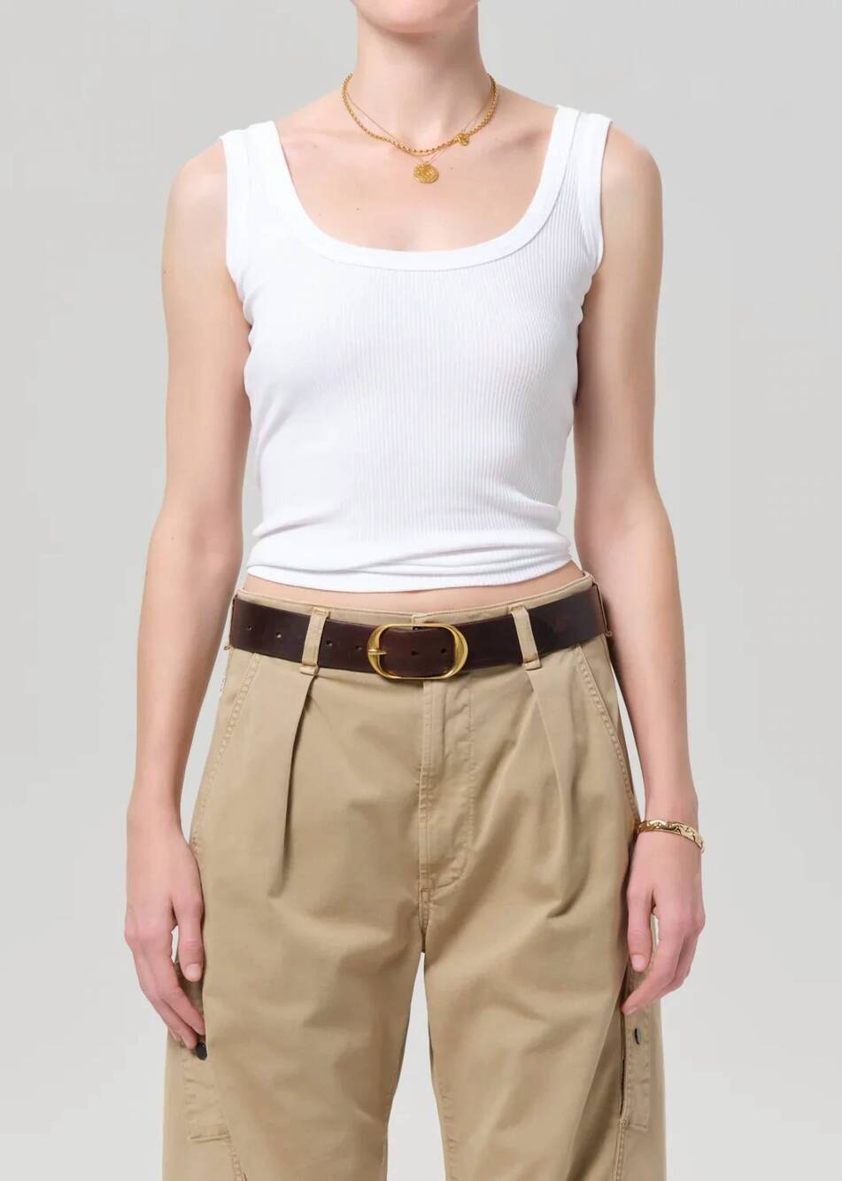 NEW CITIZENS OF HUMANITY faye tank in white